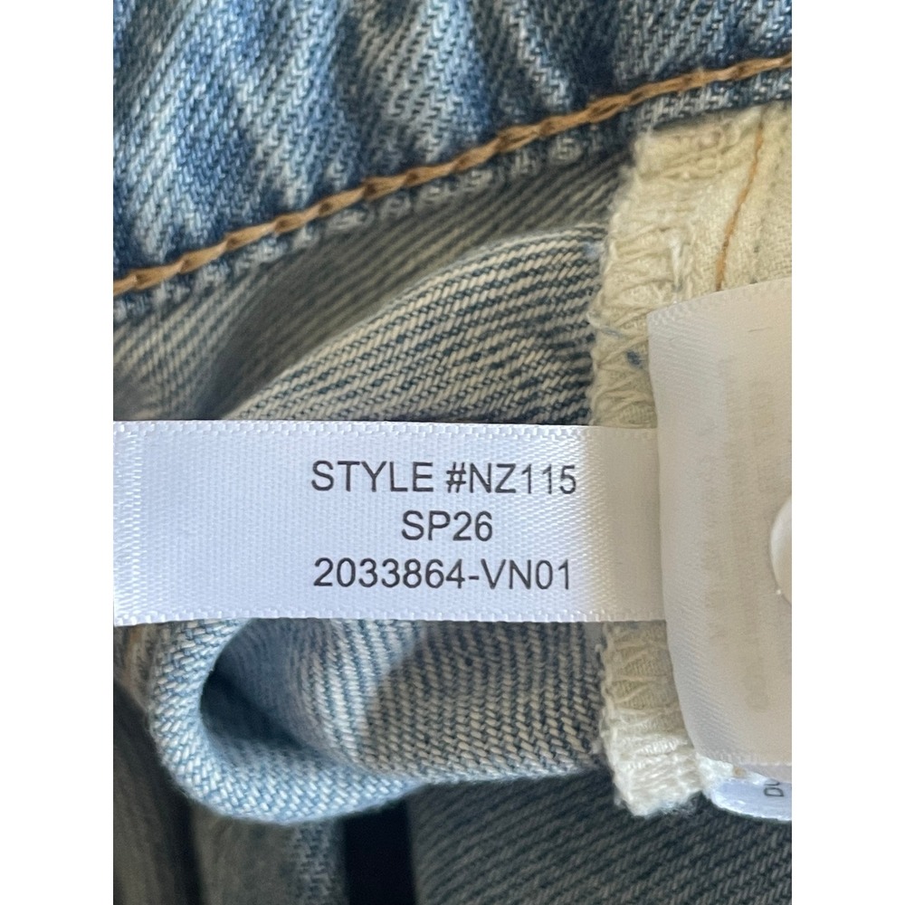 Madewell Curvy Dean Easy Straight Jeans Women 32 Blue Denim Faded Horizon NZ115 - Picture 9 of 12